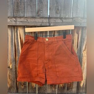 Big Bud Press Work Shorts in Clay Red